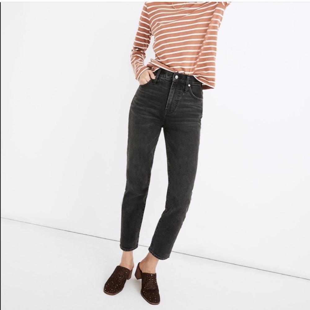 Madewell The Perfect Vintage High Rise Straight Leg Jeans